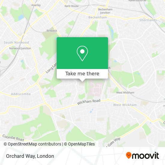 Orchard Way map