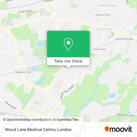 Wood Lane Medical Centre map