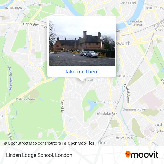 Linden Lodge School map