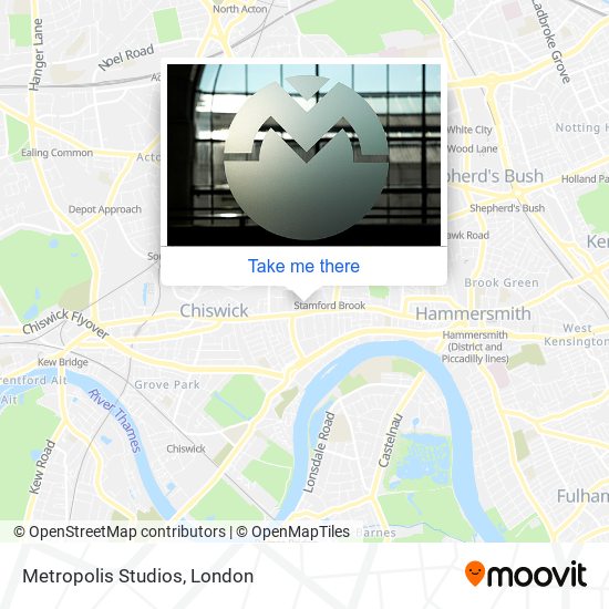 Metropolis Studios map