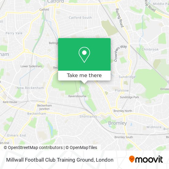 How to get to Millwall Football Club Training Ground in Downham by