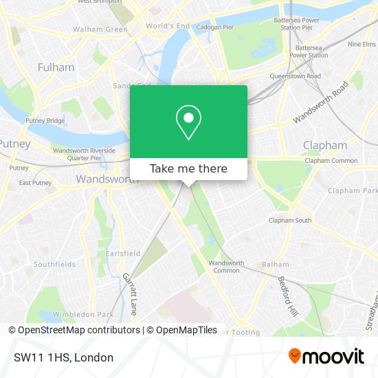 SW11 1HS map