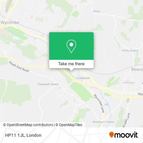 HP11 1JL map