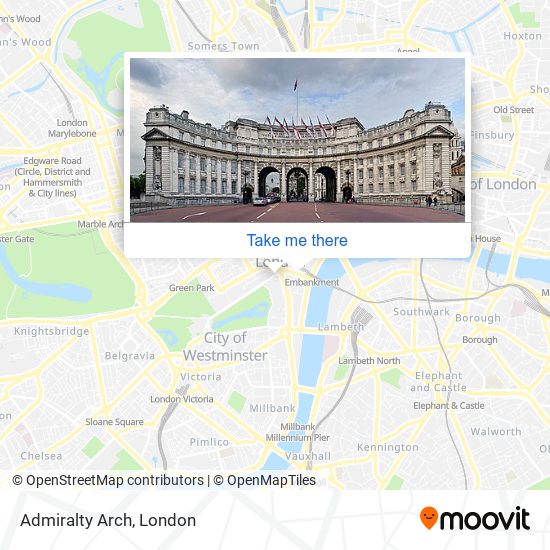 Admiralty Arch map