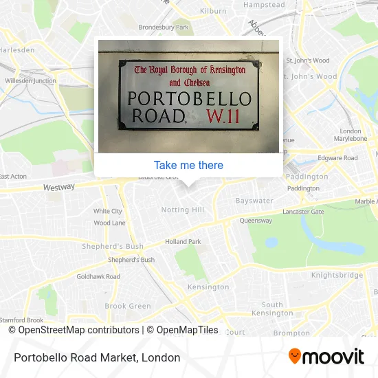 tobacco dock nearest tube How to Get to Portobello Road Market in Notting Hill by Bus, Tube or Train?