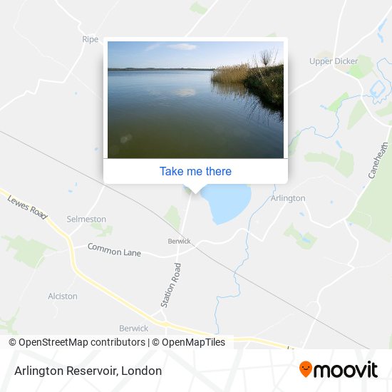 Arlington Reservoir map