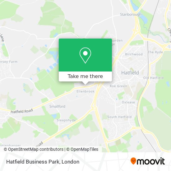 Hatfield Business Park map