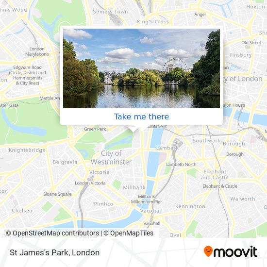 St James's Park map