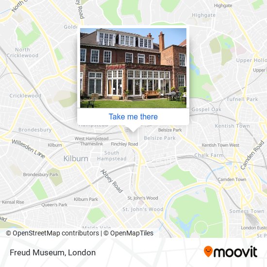 Freud Museum map