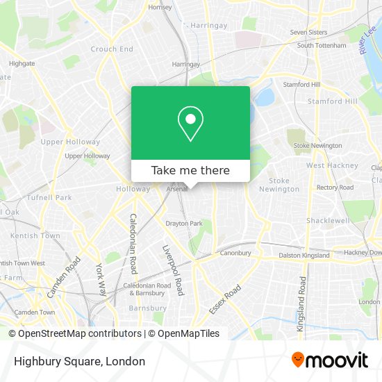 Highbury Square map