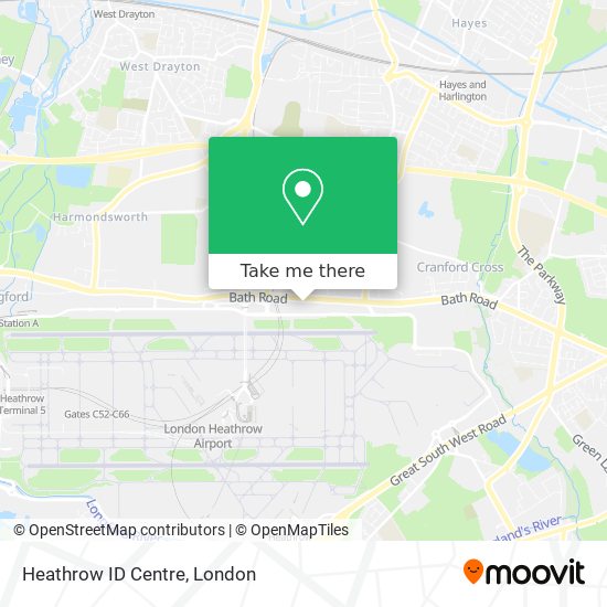Heathrow ID Centre map