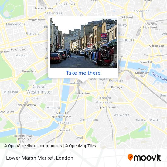 Lower Marsh Market map