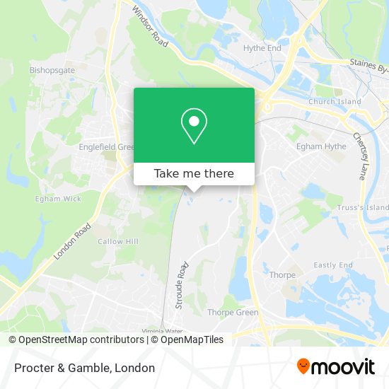Procter & Gamble map