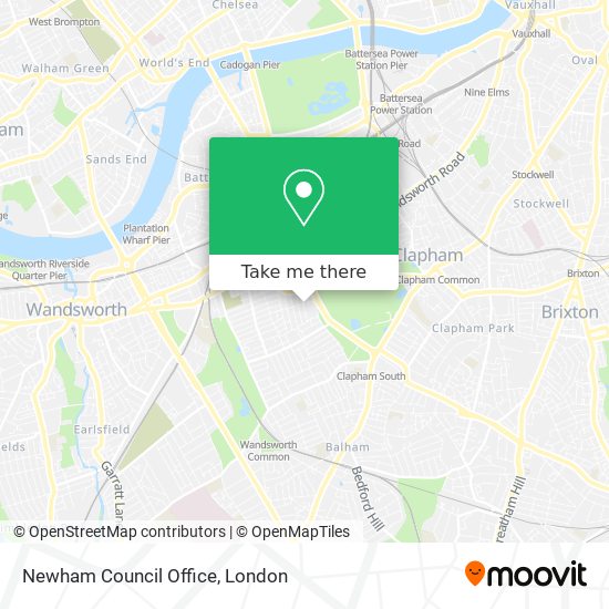 Newham Council Office map