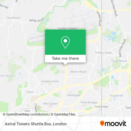 Astral Towers Shuttle Bus map