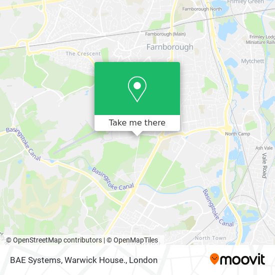 BAE Systems, Warwick House. map