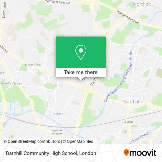 Barnhill Community High School map