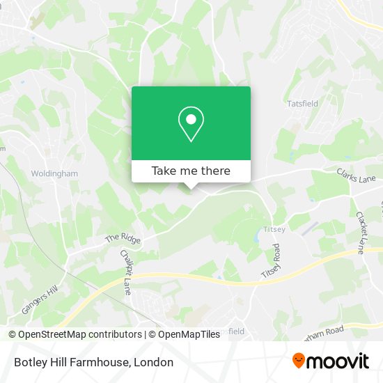 Botley Hill Farmhouse map