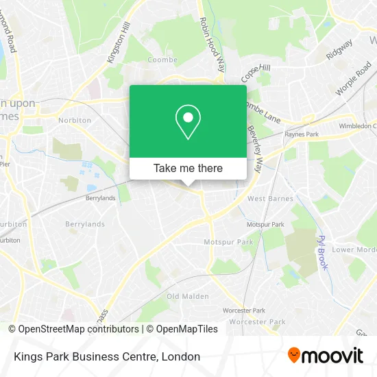 Kings Park Business Centre map