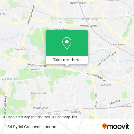 154 Rydal Crescent map