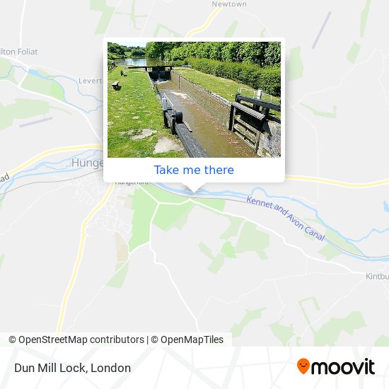 Dun Mill Lock map