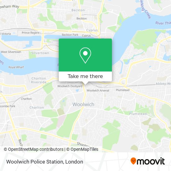 Woolwich Police Station map