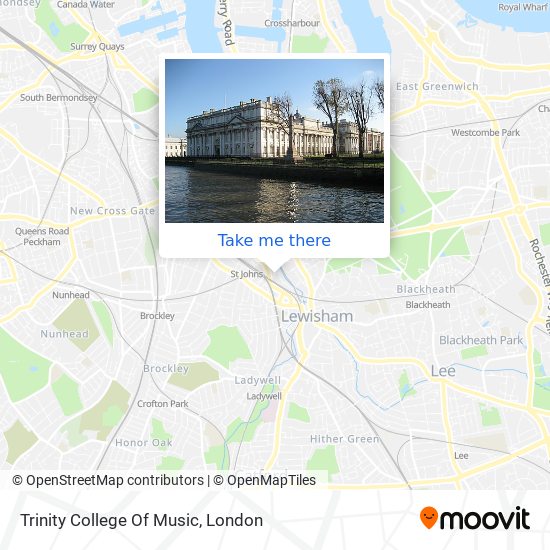 Trinity College Of Music map
