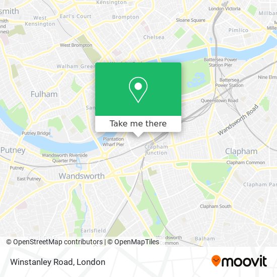 Winstanley Road map
