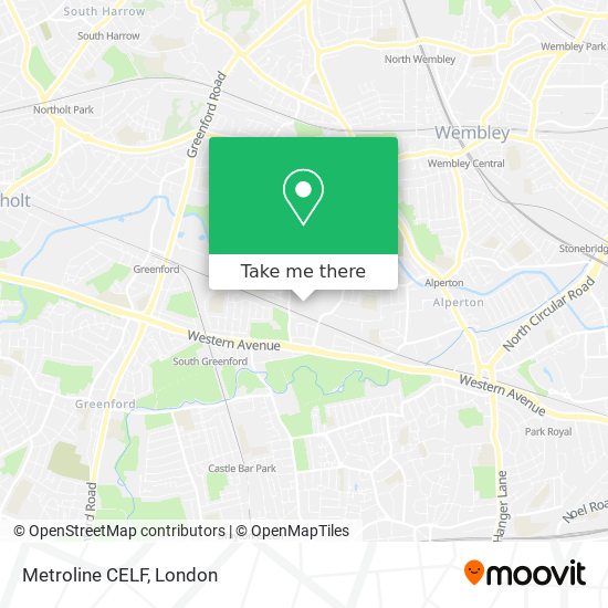 Metroline CELF map