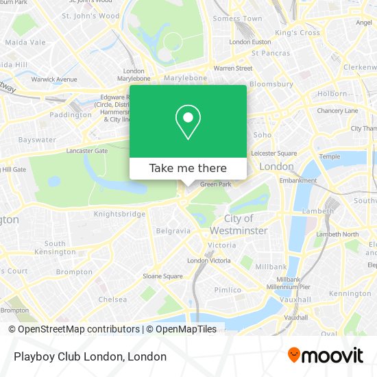 Playboy Club London map