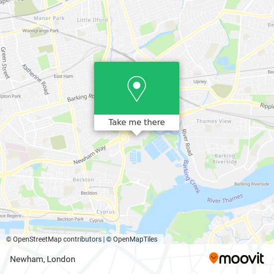 Newham map