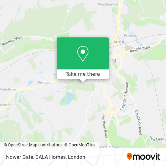 Nower Gate, CALA Homes map