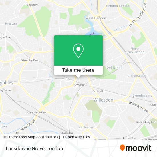 Lansdowne Grove map