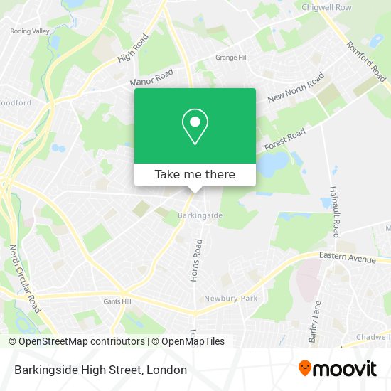 Barkingside High Street map