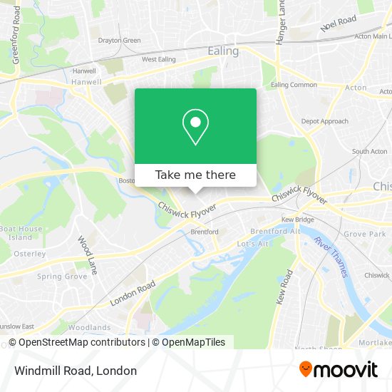 Windmill Road map