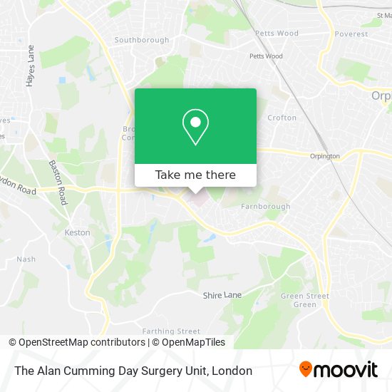 The Alan Cumming Day Surgery Unit map