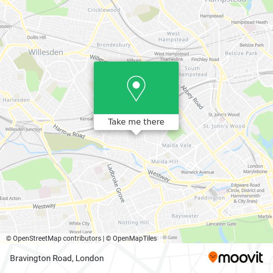 Bravington Road map