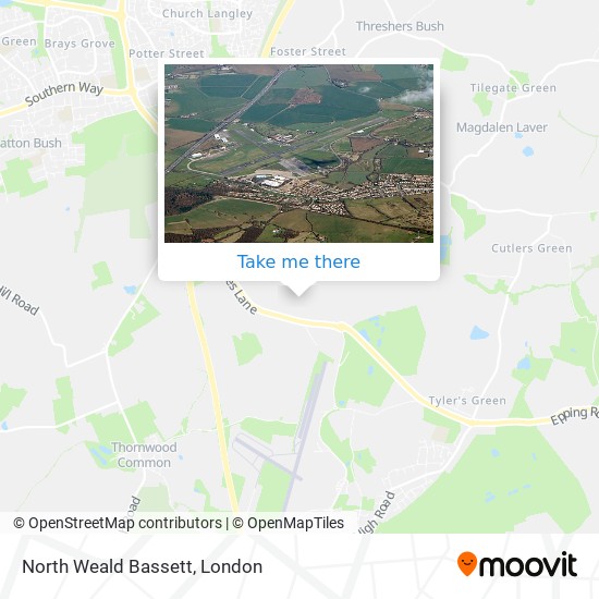 North Weald Bassett map