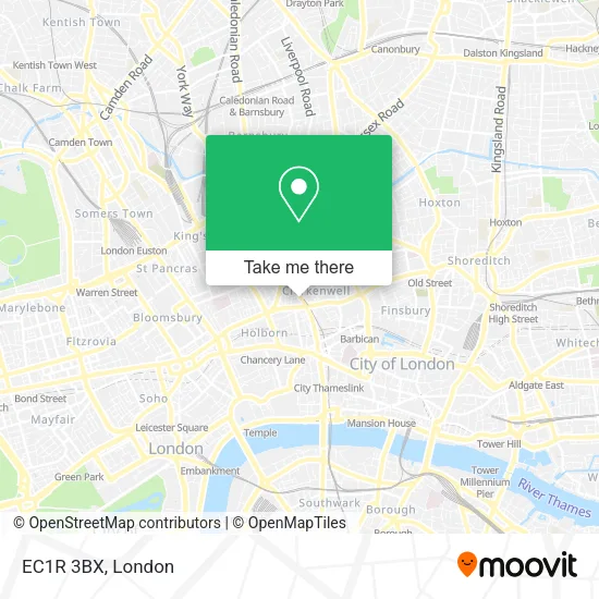 EC1R 3BX map