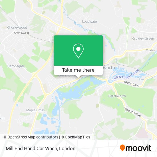 Mill End Hand Car Wash map