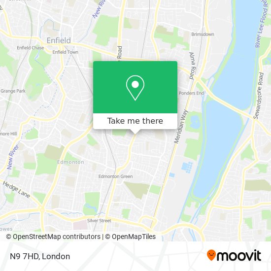 N9 7HD map