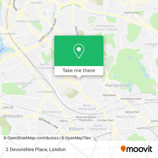 2 Devonshire Place map