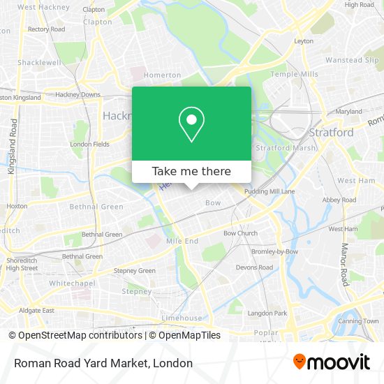 Roman Road Yard Market map
