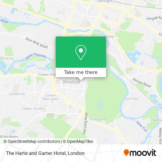 The Harte and Garter Hotel map
