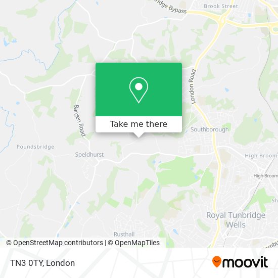 TN3 0TY map