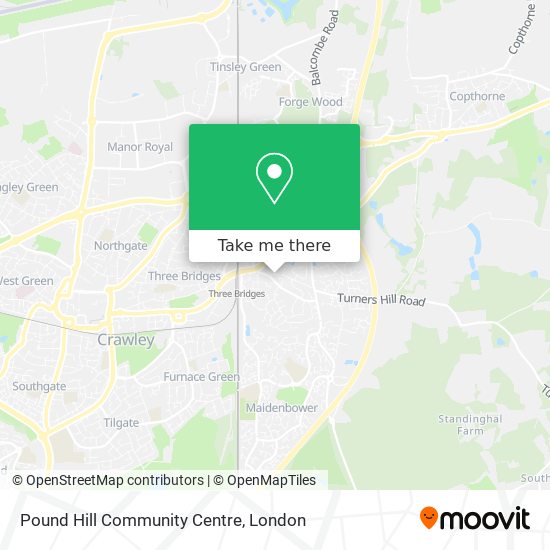 Pound Hill Community Centre map