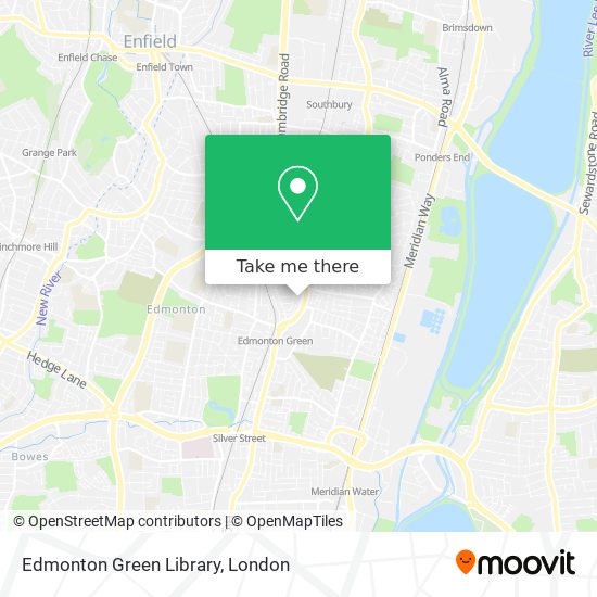 Edmonton Green Library map