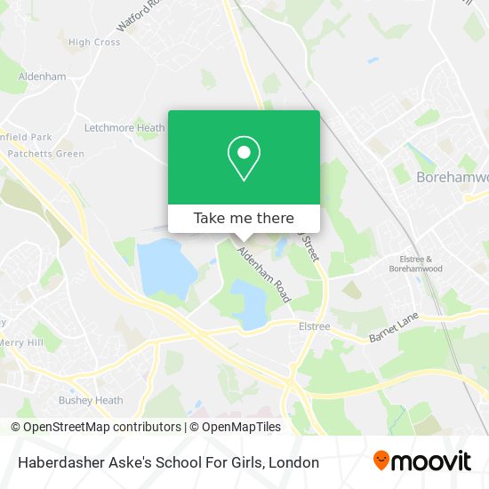 Haberdasher Aske's School For Girls map