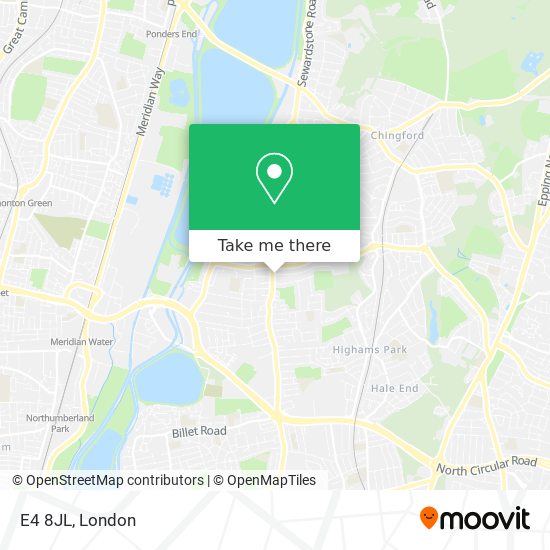 E4 8JL map