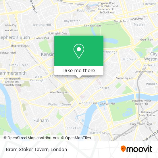 Bram Stoker Tavern map
